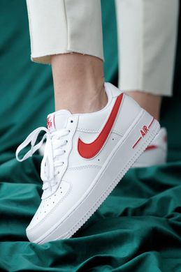 Кроссовки Nike Air Force 1 Low "White/Red", 36