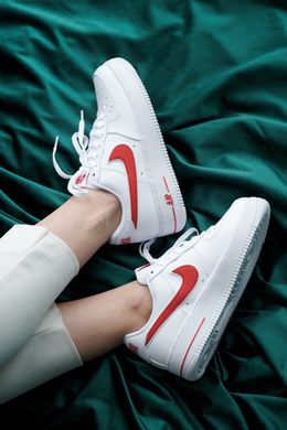 Кроссовки Nike Air Force 1 Low "White/Red", 36