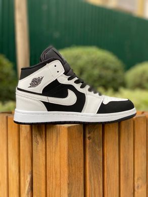 Кросівки Jordan 1 White Black Winter, 36