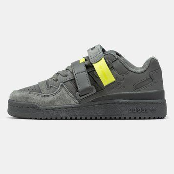 Кросівки Adidas Forum Dark Grey Neon Yellow, 37