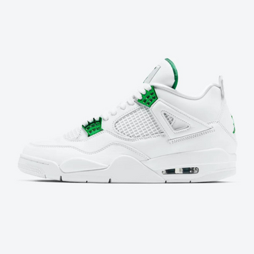 Кроссовки Air Jordan 4 Retro White Green, 36