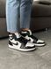 Кроссовки Jordan 1 Black/White МЕХ, 37