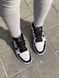 Кросівки Jordan 1 White Black Winter, 36