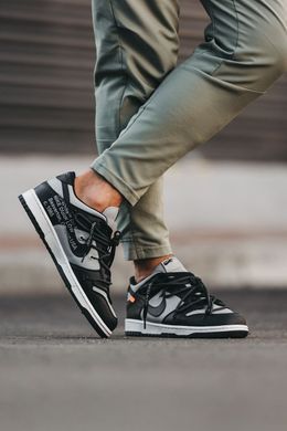 Кросівки Nike SB Dunk x Off White Black Grey, 44