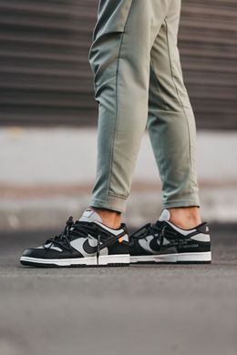 Кросівки Nike SB Dunk x Off White Black Grey, 44