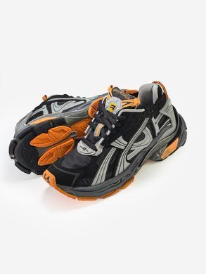 Кроссовки Balenciaga Runner Black Grey Neon Orange, 40