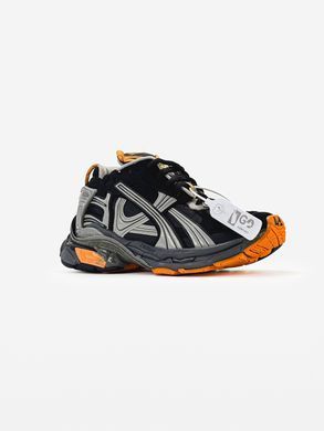 Кроссовки Balenciaga Runner Black Grey Neon Orange, 40
