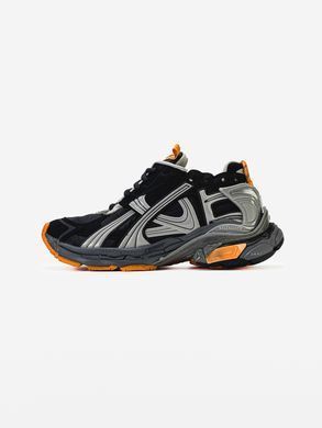 Кроссовки Balenciaga Runner Black Grey Neon Orange, 40