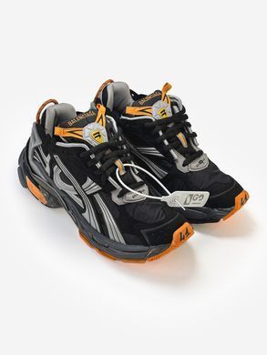 Кроссовки Balenciaga Runner Black Grey Neon Orange, 40