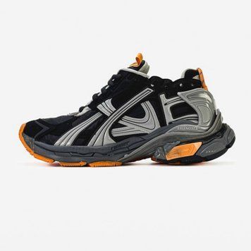 Кроссовки Balenciaga Runner Black Grey Neon Orange, 40
