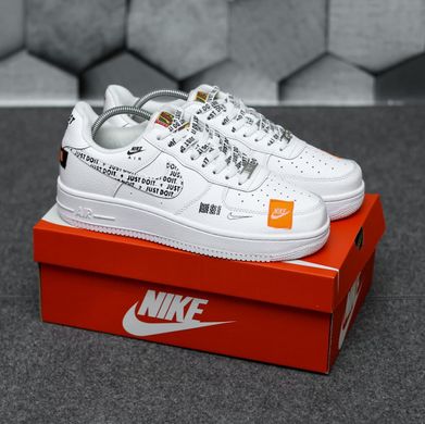 Кроссовки Nike Air Force 1 Just Do It full White