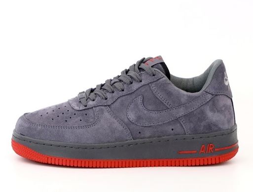 Кроссовки Air Force 1 Low Gray Red, 44