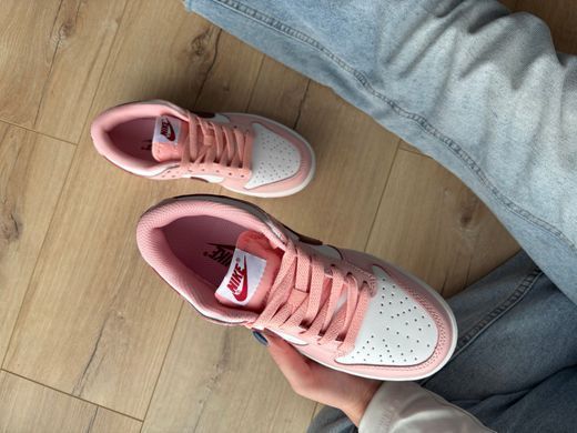 Кросівки Nike Dunk Low Pink Foam Red White, 36