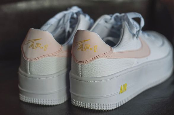 Кросівки Nike Air Force 1 Sage White Pink Reflective, 38