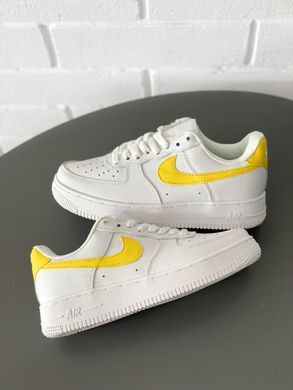 Кросівки NK Air Force Low White Yellow