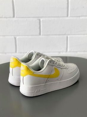 Кроссовки NK Air Force Low White Yellow, 36