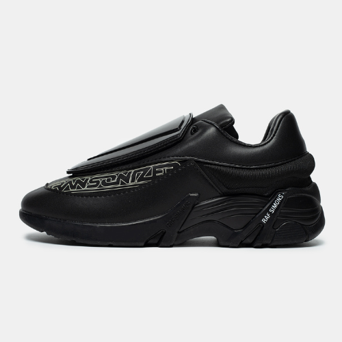 RAF SIMONS×TEMPRA Кроссовки Adidas x Raf Simons Antei Shell and PVC-Trimmed Black