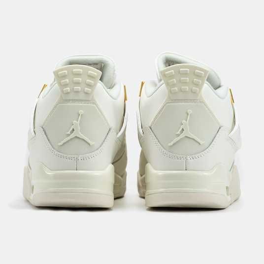 靴 Nike Air Jordan 4 Retro White Gold 27.5 Кросівки Nike Air Jordan 4 Retro Metallic Gold Купити (Доставка 1
