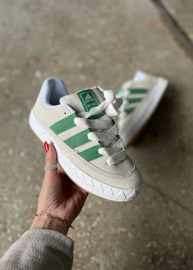 Кроссовки Adidas Adimatic x Human Made Green White