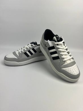 Кроссовки Adidas Forum Grey White Black, 36