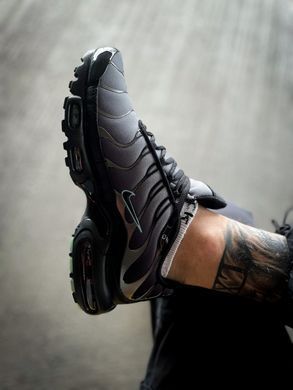 Кроссовки NK Air Max TN Plus Black Particle Grey Vapor Green, 41