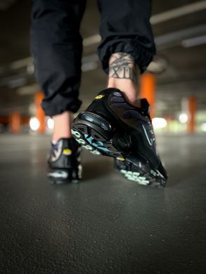 Кроссовки NK Air Max TN Plus Black Particle Grey Vapor Green, 41