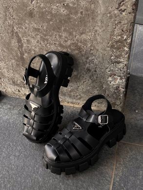 Сандалі Prada Monolith Platform Sandals Black