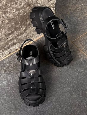 Сандалі Prada Monolith Platform Sandals Black