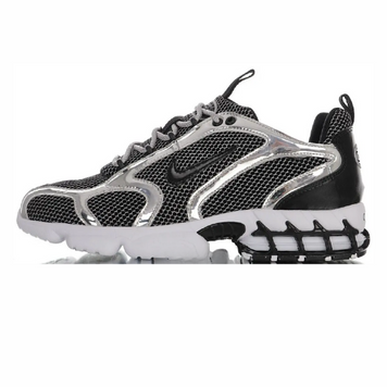 Кросівки NK x Stussy Air Zoom Spiridon Cage 2 SIlver Black, 36
