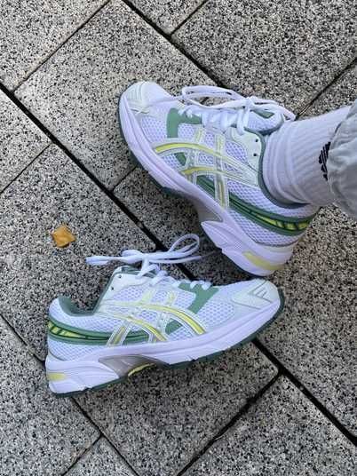 Кросівки Asics Gel-1130 White Green Купити (Доставка 1-3 Дні)