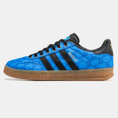 Кросівки Adidas Gazelle x Gucci Blue Black, 42