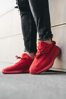 Кросівки Adidas Yeezy 350 Full Red, 41