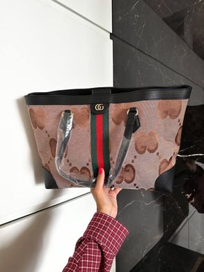 Сумка Gucci Tote Bag Beige Black, 45x30