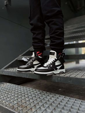 Кроссовки Off-White Out Of Office Mid Top in black