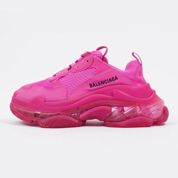 Кросівки Balenciaga Triple S Clear Sole Neon Pink, 37