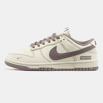 Кроссовки Nike SB Dunk Low x Supreme Beige, 40