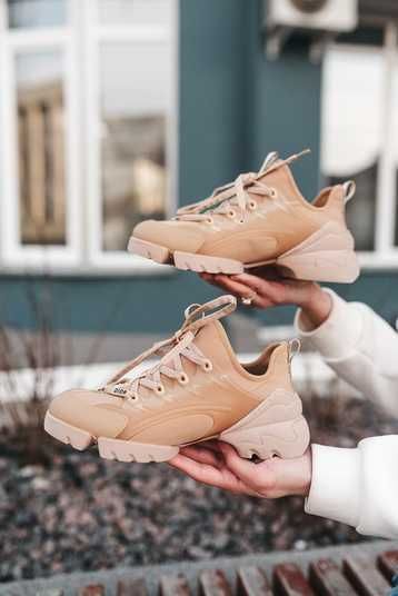 Кроссовки Dior D-Connect Sneaker Beige Купить (Доставка 1-3 Дня)