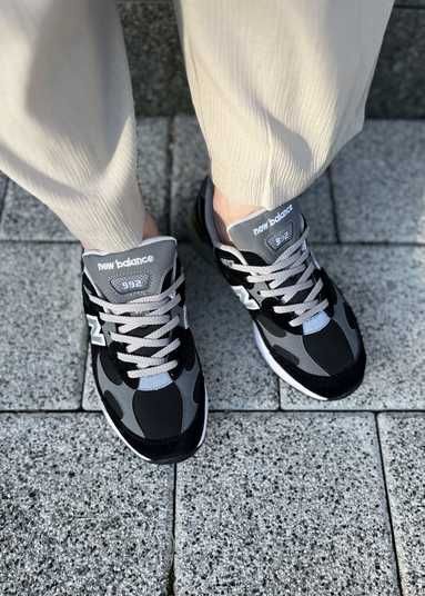 Кроссовки New Balance 992 Black Grey White Купить (Доставка 1-3 Дня)