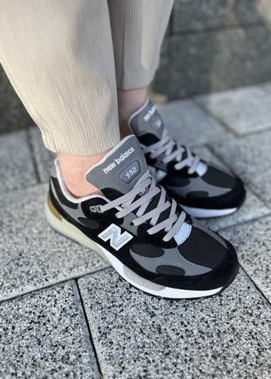 Кроссовки New Balance 992 Black Grey White Купить (Доставка 1-3 Дня)