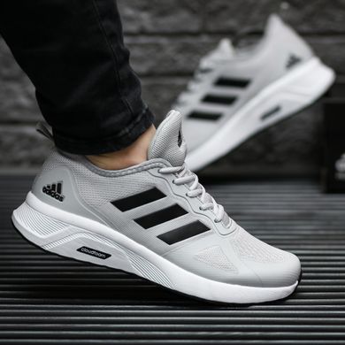 Кроссовки Adidas Cloudfoam Grey Black White, 41