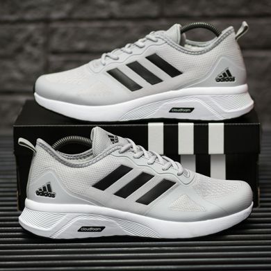 Кроссовки Adidas Cloudfoam Grey Black White