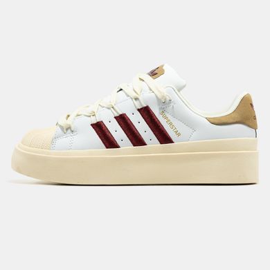 Кроссовки Adidas Superstar Platform Bonega White Red Cream, 38