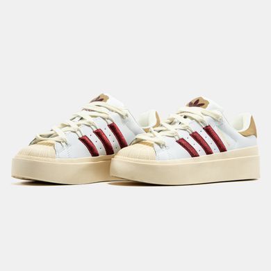 Кроссовки Adidas Superstar Platform Bonega White Red Cream, 38