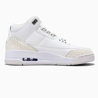 Кросівки Nike Air Jordan Retro 3 White Silver, 36