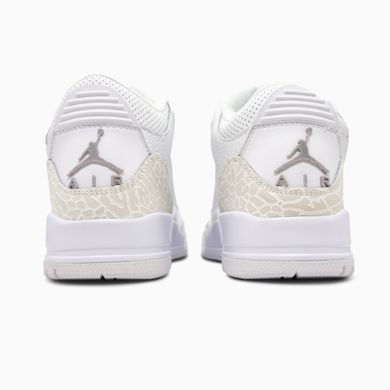 Кросівки Nike Air Jordan Retro 3 White Silver, 36