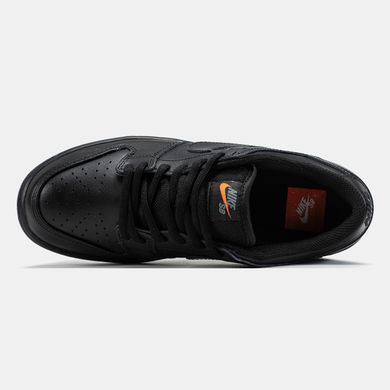 Кроссовки Nike SB Dunk Low Total Black Leather, 36