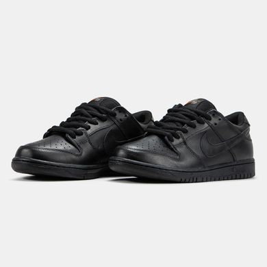 Кроссовки Nike SB Dunk Low Total Black Leather, 36