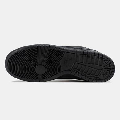 Кроссовки Nike SB Dunk Low Total Black Leather, 36