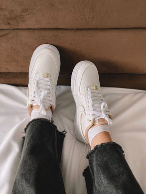 Кроссовки NK Air Force Low 07 Lx White/Beige, 36