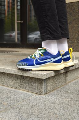 Кроссовки Nike React Pegasus Trail 4 Blue Yellow, 42